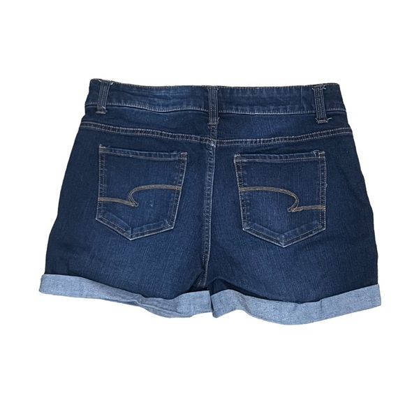 Time And Tru Mid Rise Cuffed Hem Jean Shorts Size 6 Women’s - Picture 3 of 4